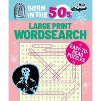 Born in the 50S Large Print Wordsearch