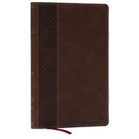KJV, Personal Size New Testament, Brown Leathersoft, Red Letter, Comfort Print