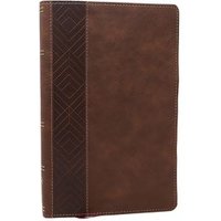 NKJV, Personal Size New Testament, Brown Leathersoft, Red Letter, Comfort Print