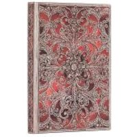 Garnet (Silver Filigree Collection) Midi Unlined Softcover Flexi Journal