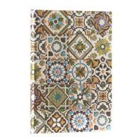 Porto (Portuguese Tiles) Midi Lined Hardback Journal (Elastic Band Closure)