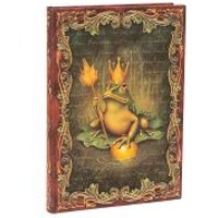 The Brothers Grimm, Frog Prince (Fairy Tale Collection) Midi Unlined Hardback Journal (Elastic Band Closure)