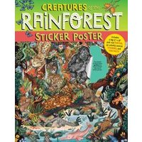 Creatures of the Rainforest Sticker Poster