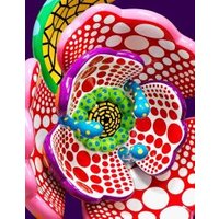 Yayoi Kusama - I Spend Each Day Embracing Flowers