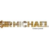 Gold Graphic Sir Michael Branded Blank Page Creative Note Journal