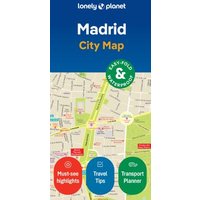 Lonely Planet Madrid City Map