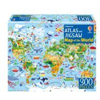 Atlas and Jigsaw Map of the World