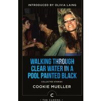 Walking Through Clear Water in a Pool Painted Black
