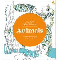 Large Print Colour & Frame - Animals