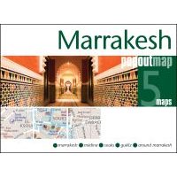 Marrakesh PopOut Map - Pocket Size Pop Up City Map of Marrakesh