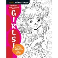 The Manga Artist's Coloring Book: Girls