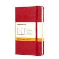 Moleskine Pocket Ruled Hardcover Notebook Scarlet Red