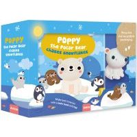 Poppy the Polar Bear Chases Snowflakes