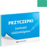 PRZYCZEPKI - turkusowe karteczki elektrostatyczne - 100 szt.