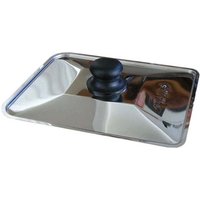 Boaties Stainless Steel Lid for Square Frying Pan