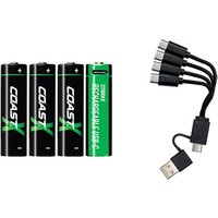 Coast ZITHION-X USB-C Rechargeable Batteries