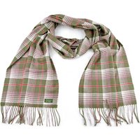 Glencroft - 100% Cashmere Green Plaid Stole