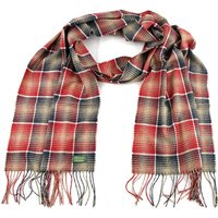 Glencroft - 100% Cashmere Red and Black Plaid Stole