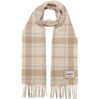 Heritage Traditions- Pure Wool Tartan Check Scarf Camel Powder CIG75-HT