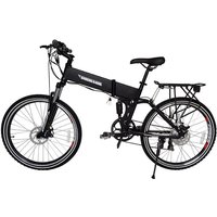 X-Treme E-Bike Baja 48V Folding Electric Mountain Bicycle - Black