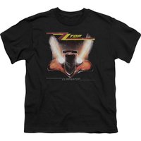 ZZ Top Eliminator Cover S/S Youth T-Shirt 18/1 Black