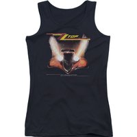 ZZ Top Eliminator Cover Junior Women's Tank Top Black