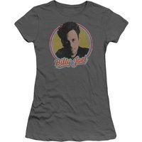 Billy Joel Billy Joel Junior Women's Sheer T-Shirt Charcoal