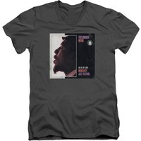Thelonious Monk Monterey S/S Adult V Neck 30/1 T-Shirt Charcoal