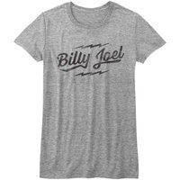 Billy Joel Logo Heather Junior Women's T-Shirt - Clearance