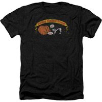 Frank Zappa Barking Pumpkin Adult Heather T-Shirt Black
