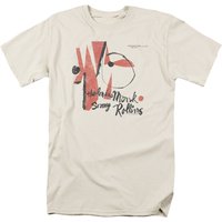 Thelonious Monk Sonny Rollins S/S Adult 18/1 T-Shirt Cream