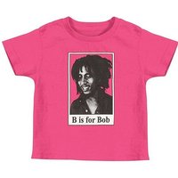 Bob Marley B Is For Bob Pink Toddler T-Shirt