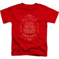 ZZ Top Texicali Demon S/S Toddler T-Shirt Red