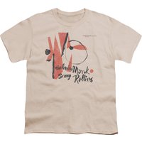 Thelonious Monk Sonny Rollins S/S Youth 18/1 T-Shirt Cream