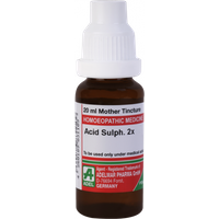 ADEL Acid Sulph 2x Mother Tincture Q - 20 ml
