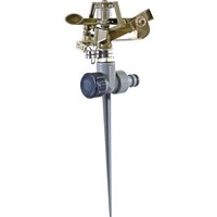 Draper, Draper All Metal Impulse Sprinkler - Grey and Gold Draper, Draper All Metal Impulse Sprinkler - Grey and Gold