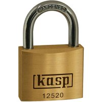 KASP, Kasp 125 Series Premium Brass Padlock Keyed Alike 20mm Standard 25204 KASP, Kasp 125 Series Premium Brass Padlock Keyed Alike 20mm Standard 25204