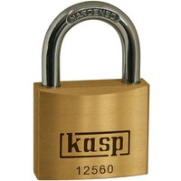 KASP, Kasp 125 Series Premium Brass Padlock Keyed Alike 60mm Standard 25603 KASP, Kasp 125 Series Premium Brass Padlock Keyed Alike 60mm Standard 25603