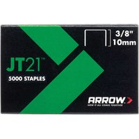 Arrow, Arrow Staples for JT21 / T27 Staple Guns 10mm Pack of 5000 Arrow, Arrow Staples for JT21 / T27 Staple Guns 10mm Pack of 5000