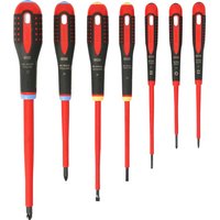 Bahco, Bahco - BE-9888S Pozi and Slotted VDE Insulated Screwdriver Set 7 Piece Set Ergo Bahco, Bahco - BE-9888S Pozi and Slotted VDE Insulated Screwdriver Set 7 Piece Set Ergo