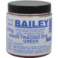 Bailey, Bailey Drain Tracing Dye Green 200g Bailey, Bailey Drain Tracing Dye Green 200g