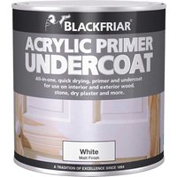 Blackfriar, Blackfriar Quick Drying Acrylic Primer Undercoat White 250ml Blackfriar, Blackfriar Quick Drying Acrylic Primer Undercoat White 250ml