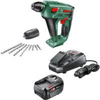 Bosch Home and Garden, Bosch UNEO MAXX 18 LI 18v Cordless Rotary Hammer Drill 1 x 4ah Li-ion Charger No Case Bosch Home and Garden, Bosch UNEO MAXX 18 LI 18v Cordless Rotary Hammer Drill 1 x 4ah Li-ion Charger No Case