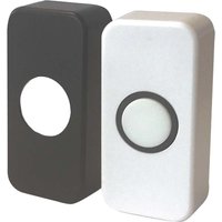 Deta Vimark, Deta Vimark Door Bell Push and Black or White Covers for Wired Chimes Deta Vimark, Deta Vimark Door Bell Push and Black or White Covers for Wired Chimes