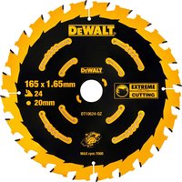 DE WALT, Dewalt - DT10640-QZ Circular Saw Blade 165mm x 20mm x 40 Teeth Cordless Extreme Framing DE WALT, Dewalt - DT10640-QZ Circular Saw Blade 165mm x 20mm x 40 Teeth Cordless Extreme Framing
