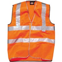 Dickies Hi Vis Safety Highway Waistcoat Orange M Dickies Hi Vis Safety Highway Waistcoat Orange M
