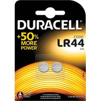Duracell Alkaline, Duracell LR44 Alkaline Button Batteries (Pack of 2) A76/2 Duracell Alkaline, Duracell LR44 Alkaline Button Batteries (Pack of 2) A76/2