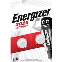 Energizer, Energizer CR2025 Coin Lithium Battery Pack of 2 Energizer, Energizer CR2025 Coin Lithium Battery Pack of 2