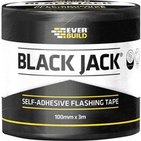 Everbuild, Everbuild Black Jack DIY Flashing Tape 100mm 3m Everbuild, Everbuild Black Jack DIY Flashing Tape 100mm 3m
