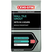 Evostik, Evo-stik Tile A Wall Fast Set Grout White 1.5kg Evostik, Evo-stik Tile A Wall Fast Set Grout White 1.5kg